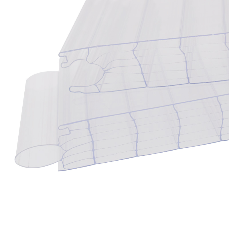 Seven Layers rectangle Plug-pattern Polycarbonate Multiwall Sheet